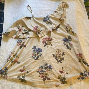 Off the shoulder floral top